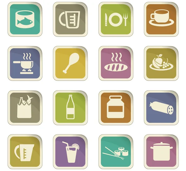 Kitchen icon set — Stock Vector