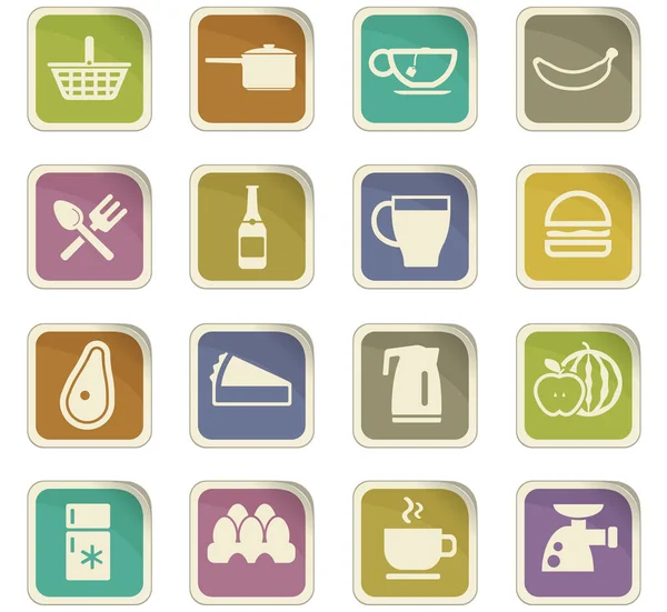 Kitchen icon set — Stock Vector