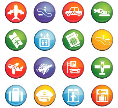 Havaalanı Icon set