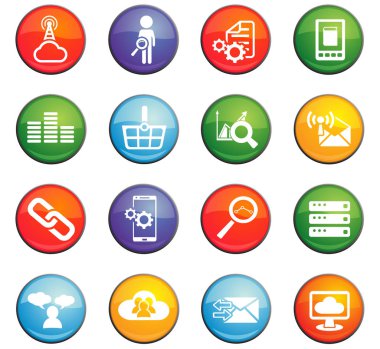 Veri analitik Icon set