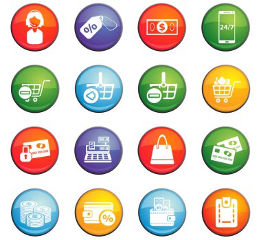 e-ticaret Icon set