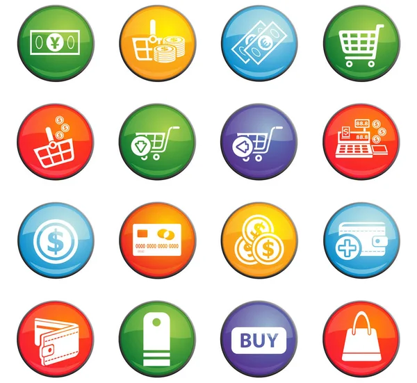 E-commerce icon set Stock Vector