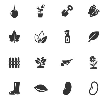 Bahçe Icons set