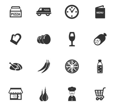 restoran simgeler kümesi