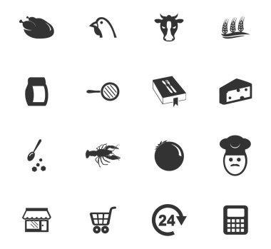 restoran simgeler kümesi