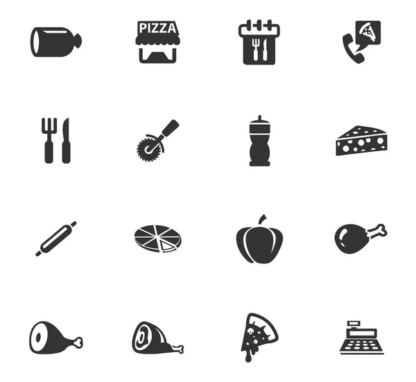 Restaurant icons set — Stock Vector
