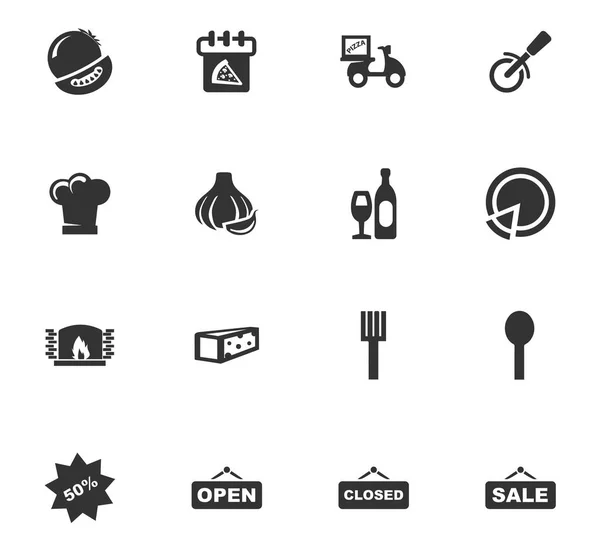 Restaurant icons set — Stockvector
