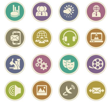 iletişim Icon set
