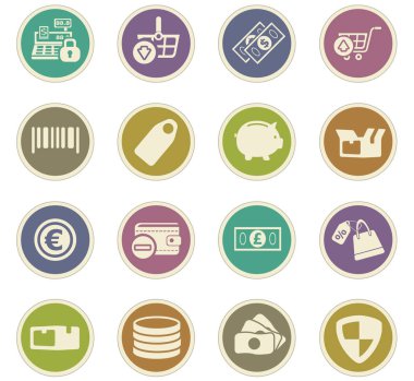 e-ticaret Icon set