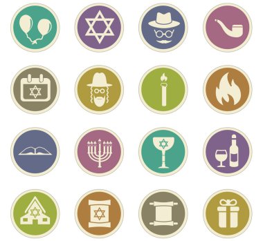 Hannukah Icon set