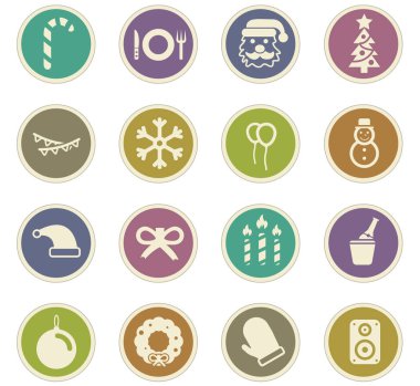 Yeni yıl Icon Set