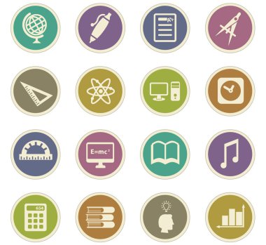 Üniversite Icon set