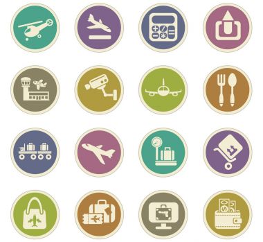 Havaalanı Icon set
