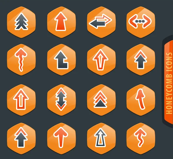 Frecce set di icone — Vettoriale Stock