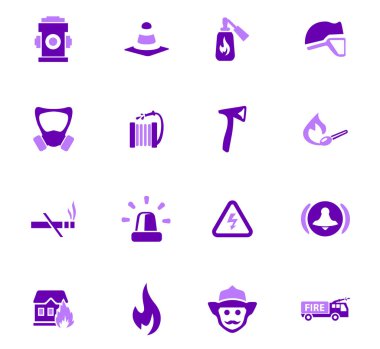 İtfaiye Icon set
