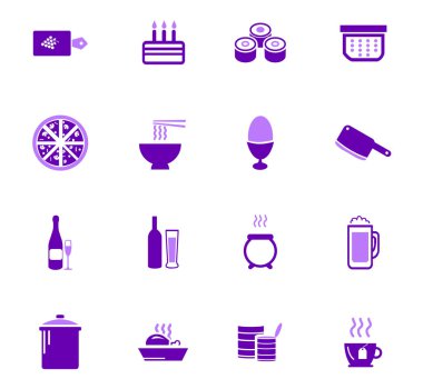 yemek ve mutfak simgeleri