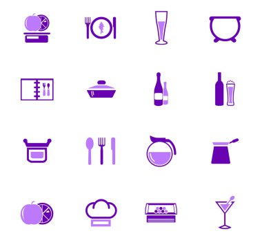 yemek ve mutfak simgeleri