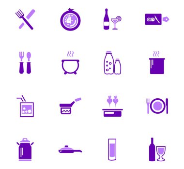 yemek ve mutfak simgeleri