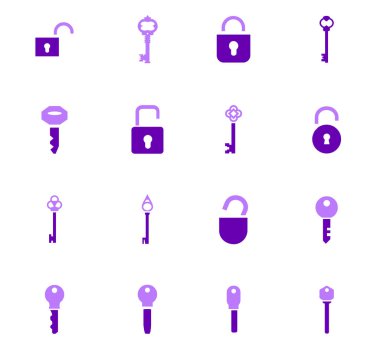 Kilit Icons set