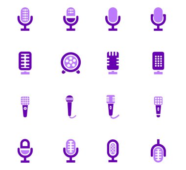mikrofon Icons set