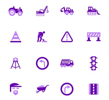 Yol onarım Icon set