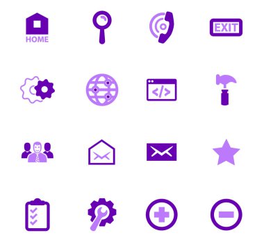Web araçları Icons set