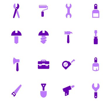 İş araçları Icons set