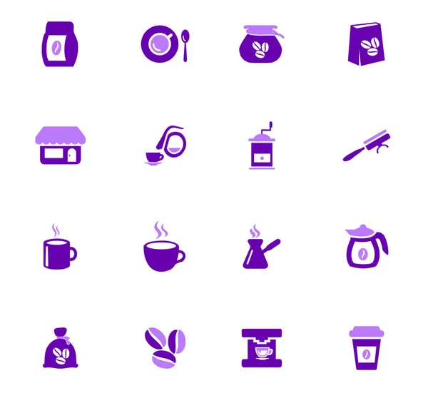 Set de iconos de café — Archivo Imágenes Vectoriales