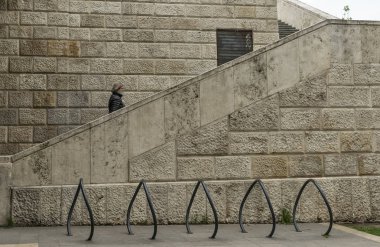 Budapeşte Macaristan'sokak sahneleri 
