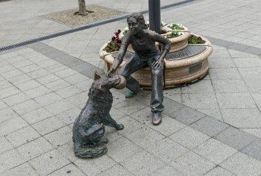 Budapeşte Macaristan'sokak sahneleri 