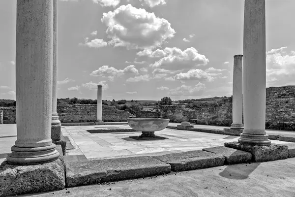 Zajecar, Sırbistan - 09 Temmuz 2017: Tarihsel arkeolojik 