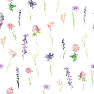 Suluboya elle boyanmış kusursuz desenler.