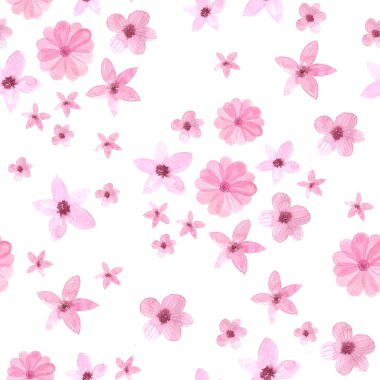 Pembe şakayıklı kusursuz desen