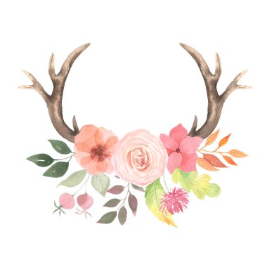 Yaprakları, dalları ve bitkileri olan suluboya sonbahar çerçevesi. Dekoratif boş çelenk, elle çizilmiş sonbahar ormanı. Şükran Günü kartı yapmak ve düğün davetiyesi hazırlamak için biçilmiş kaftan.