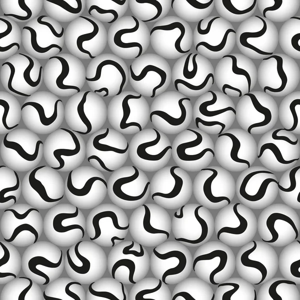geometrik küresel model, siyah ve beyaz