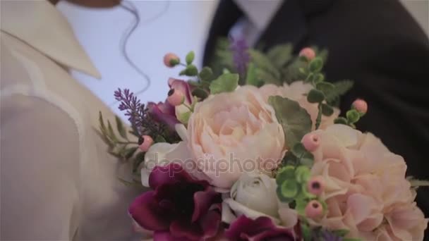 Groom and bride — Stock Video