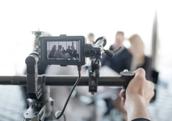 Kameramanların yapma iş adamları video