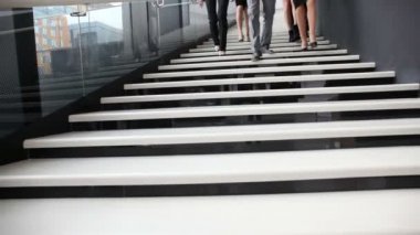 Grup merdivenleri iş adamları