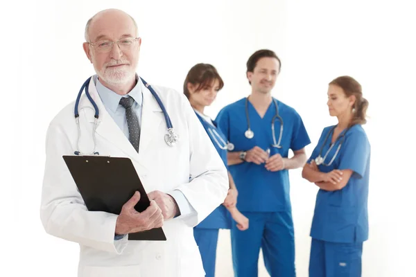 Equipe de médicos e enfermeiros — Fotografia de Stock