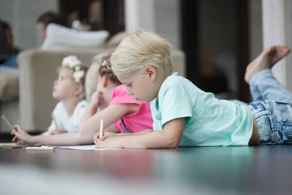 Children drawing — Stock Photo, Image