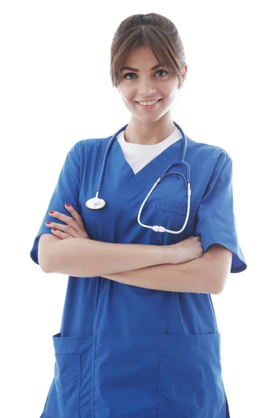 Retrato de enfermera o médico joven — Foto de Stock