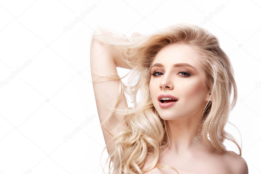beautiful blonde woman