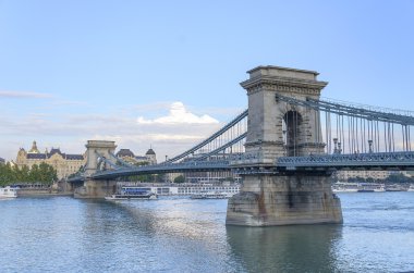 Köprü Szechenyi Budapeşte, Macaristan.