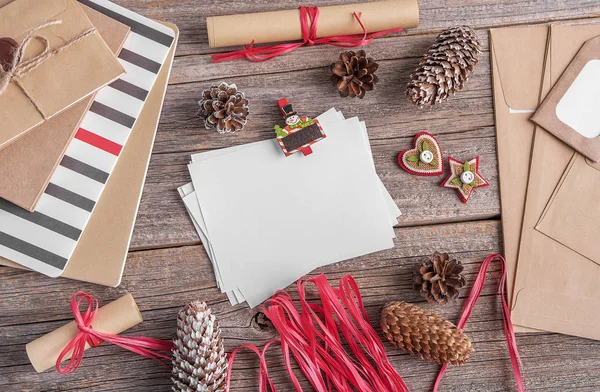 Tarjeta de felicitación. Navidad naturaleza muerta . —  Fotos de Stock