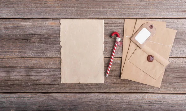 En blanco para escribir la carta o felicitaciones . —  Fotos de Stock