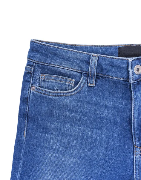 A parte superior de calça jeans . — Fotografia de Stock