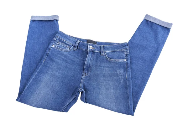 Vackra denim byxor. — Stockfoto