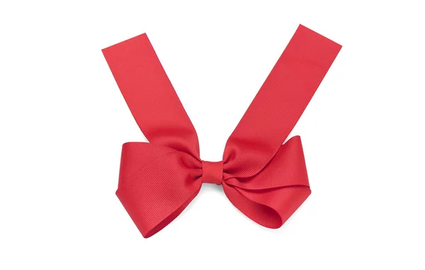 Beautiful red bow. — Stock Photo, Image