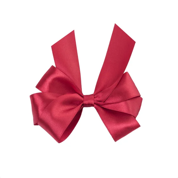 Beautiful red bow. — Stock Photo, Image