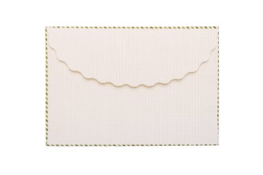 Beyaz bir arka plan üzerinde zarf.